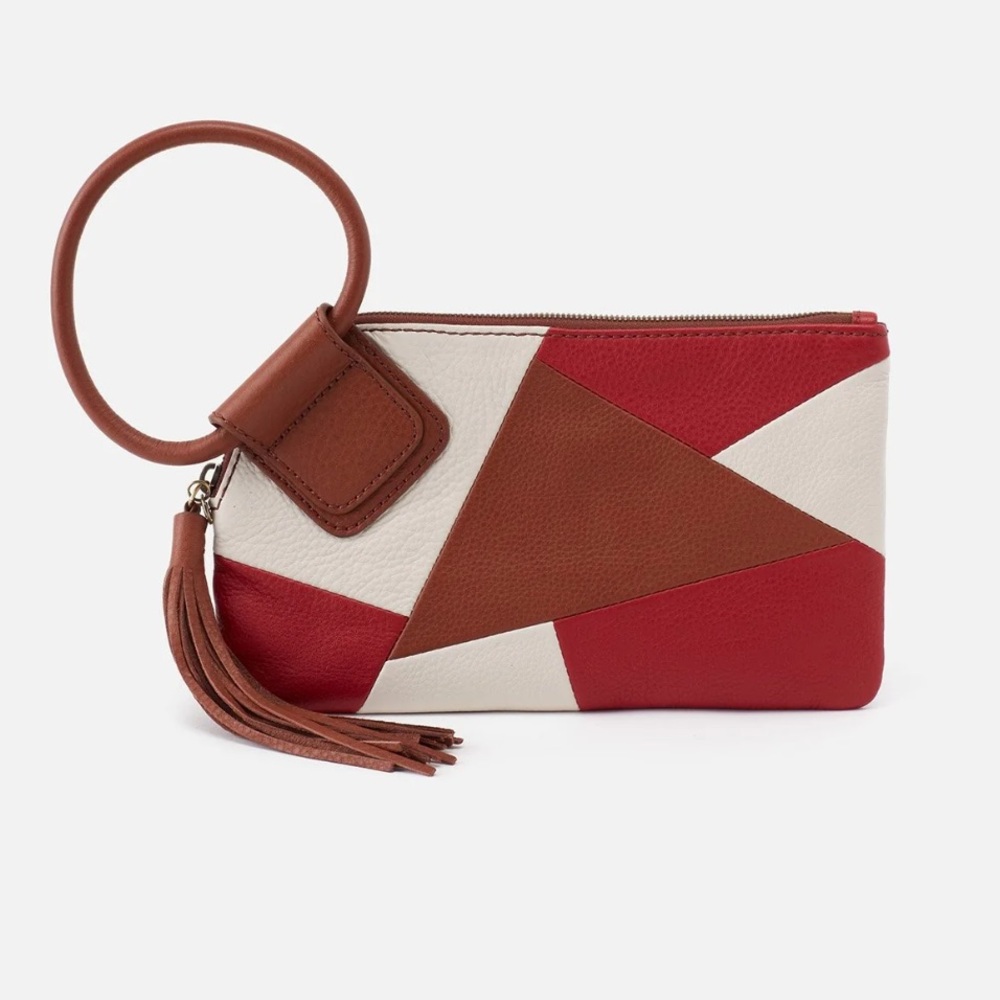 ✨Sold✨Hobo International Sable Wristlet Leather Clutch in Multi Color NWOT